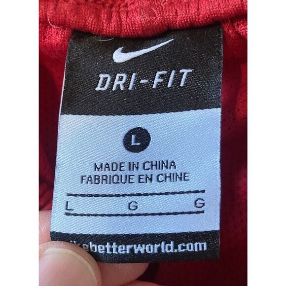 Nike Basketball Shorts Size Large Men’s Red - Picture 3 of 9
